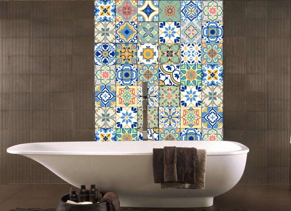 20 AMAZING PERSONAL SUNNY AND LIVELY SPANISH TILE BATHROOM IDEAS - Page